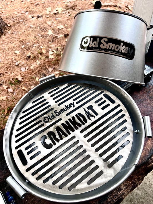 crankdat old smokey grill collab with wade fishez